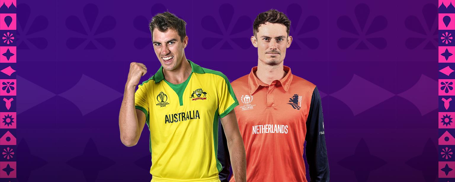 Watch ICC Cricket World Cup Warm Up Australia vs Netherlands Catch