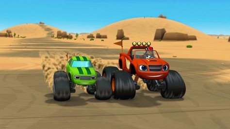 Blaze And The Monster Machines Starz Play The Team Truck Challenge